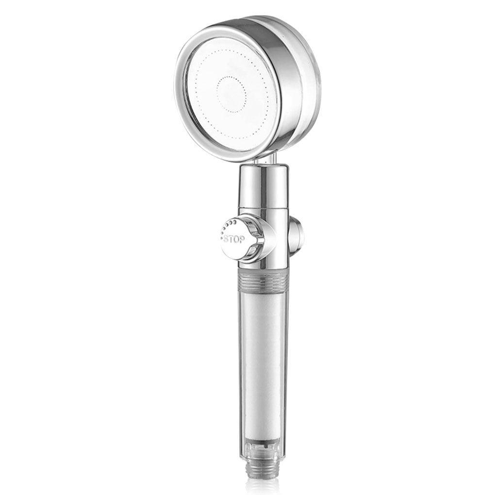 DTOWER Plastic Shower Head Automatic Led 360 Degree Rotary Color