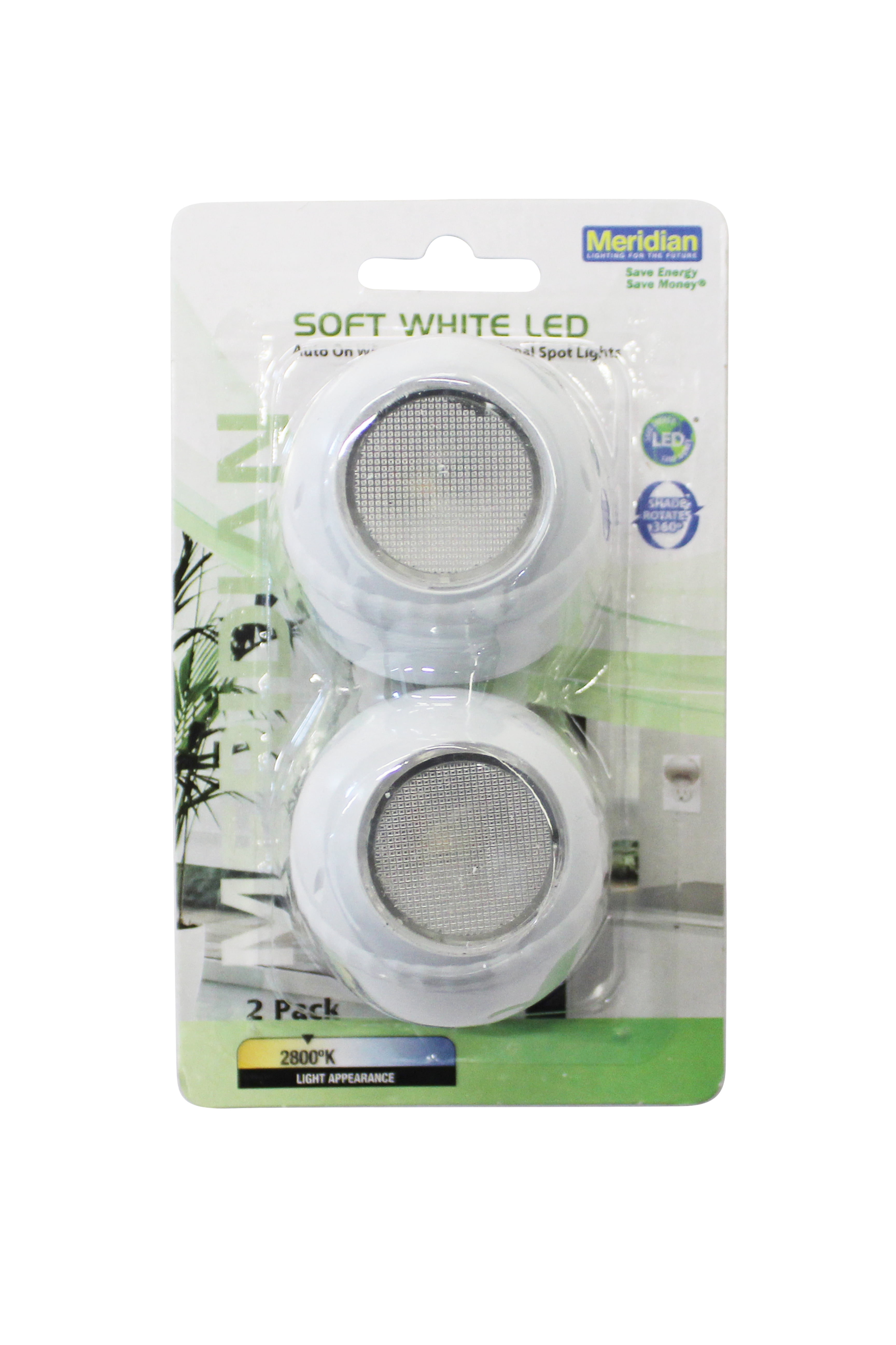Meridian Electric Led Rotating Night Lights - 2 Pk