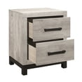 thumbnail image 5 of Nightstand for Bedroom Use | Light Gray Finish and Gray Bar Pulls | Made of Engineered Wood | Resistant to Scratches, 5 of 5