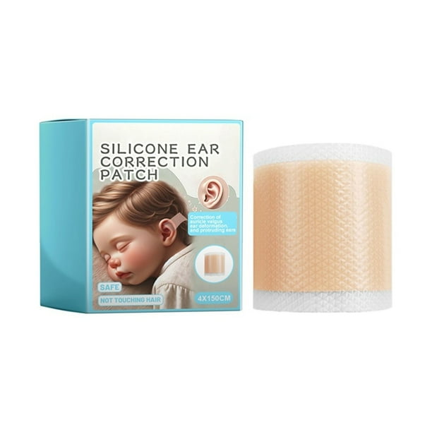 Cinta correctora de orejas suave y transpirable para bebés, parche corrector de valgo de oreja para bebés, herramientas para corrección de orejas de bebés, parche corrector