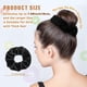 thumbnail image 2 of KAIYANG 4 piezas de diadema elástica de terciopelo con burbujas, diadema suave, accesorio para el cabello con cola de caballo, color blanco, 2 of 5