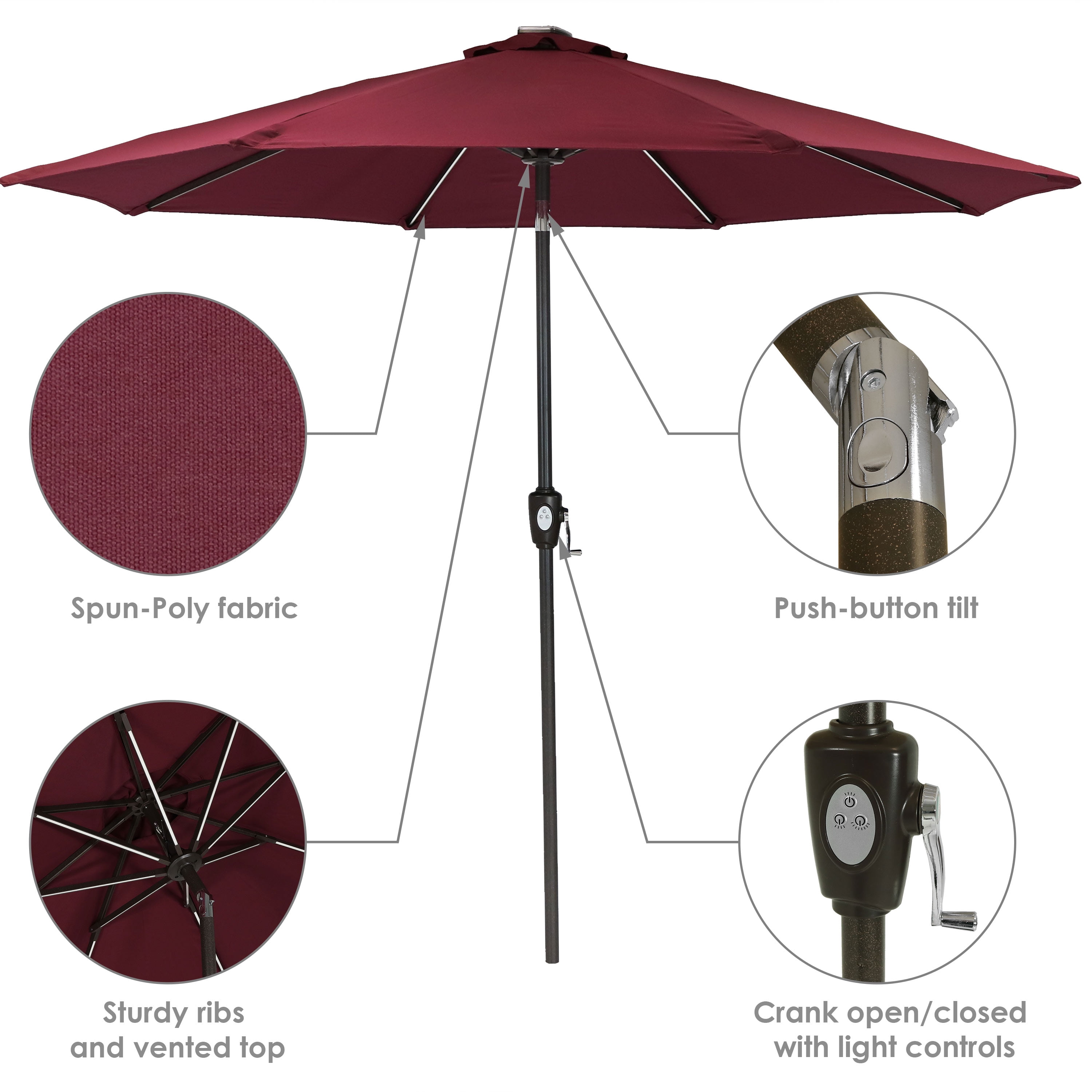sturdy outdoor umbrella