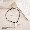 thumbnail image 4 of Collar de cuerda de concha de playa, collares de concha marina, joyería para mujeres y niñas, 4 of 5
