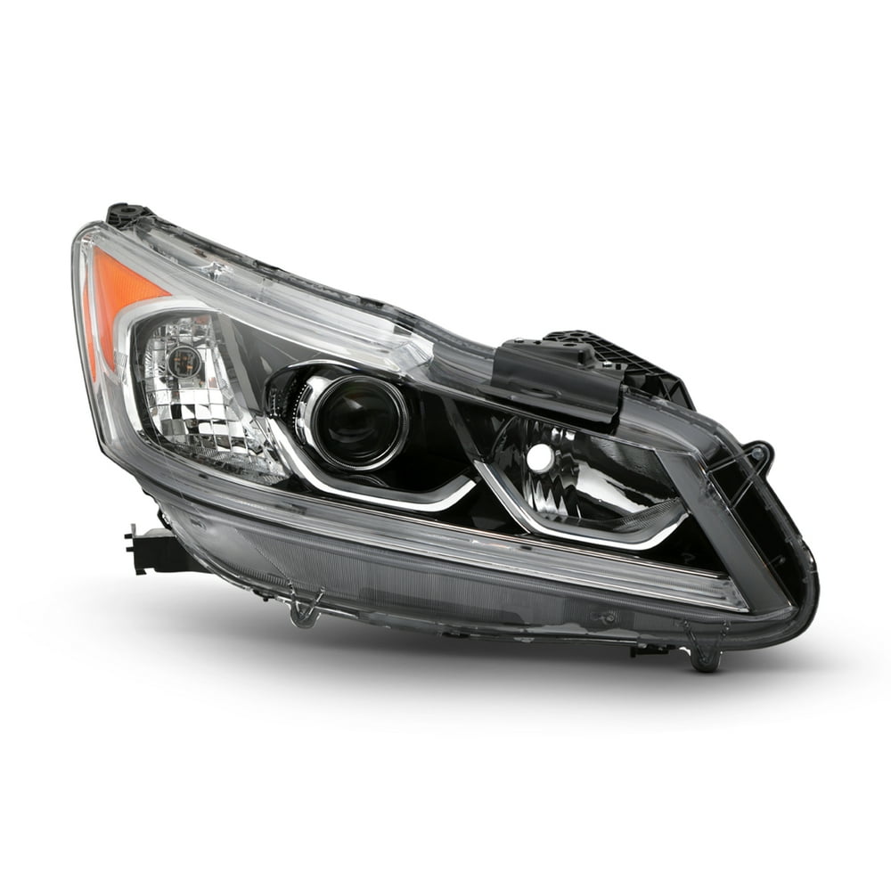 For 20162018 Honda Accord LX Sedan Halogen Projector Chrome Headlight