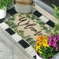 thumbnail image 2 of Eucalyptus Summer Welcome Doormat, Seasonal Spring Summer Low-Profile Yard Floor Switch Mat for Indoor Outdoor 17 x 29 Inch, 2 of 6