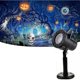 thumbnail image 1 of Luces de proyector de Halloween Lámpara de paisaje LED impermeable Decoraciones navideñas 12 lentes reemplazables Foco de copo de nieve en movimiento Ducha de estrellas Interior Ou, 1 of 5