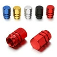 thumbnail image 6 of 4pcs Automobiles Motorcycles Airdust Aluminum Alloy Rim Stem Covers Tire Valve Caps Tyre Cap Car Wheel Accessories GOLD, 6 of 8