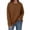 Brown, variant on TKLPEHG Solid Color Crewneck Sweatshirts Women With Pocket Long Sleeve Loose Fit Tunic Sweatshirt Casual Pullover Fall Clothes (Navy,XXXL)