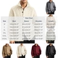 thumbnail image 3 of Xdegoge Mens Cardigans Button Down Stand Collar Thick Chunky Cable Knit Sweaters with Pockets Winter Warm Relaxed Fit Knitted Vintage Fall Coat M-4Xl, 3 of 9