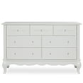 thumbnail image 3 of Evolur Aurora 7 Drawer Double Dresser in Frost, Spacious Drawers, 3 of 9