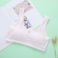 thumbnail image 3 of Krdevn Girls Underwear - Crop Top Bra Girls Seamless Sports Bra Training Teen Bra Camisole Style Lightweight Seamless Kids,Color:Light Pink,Size:XXL, 3 of 6