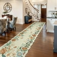 thumbnail image 5 of Moynesa 2'5''x10' Floral Runners for Hallways, 2.5x10ft Kitchen Runner Rug Ultra-Thin Soft Rug, Non-Slip Washable Rug Runner Stain Resistant Boho Rug Low-Pile Carpet Runner for Bathroom Bedroom,Beige, 5 of 7
