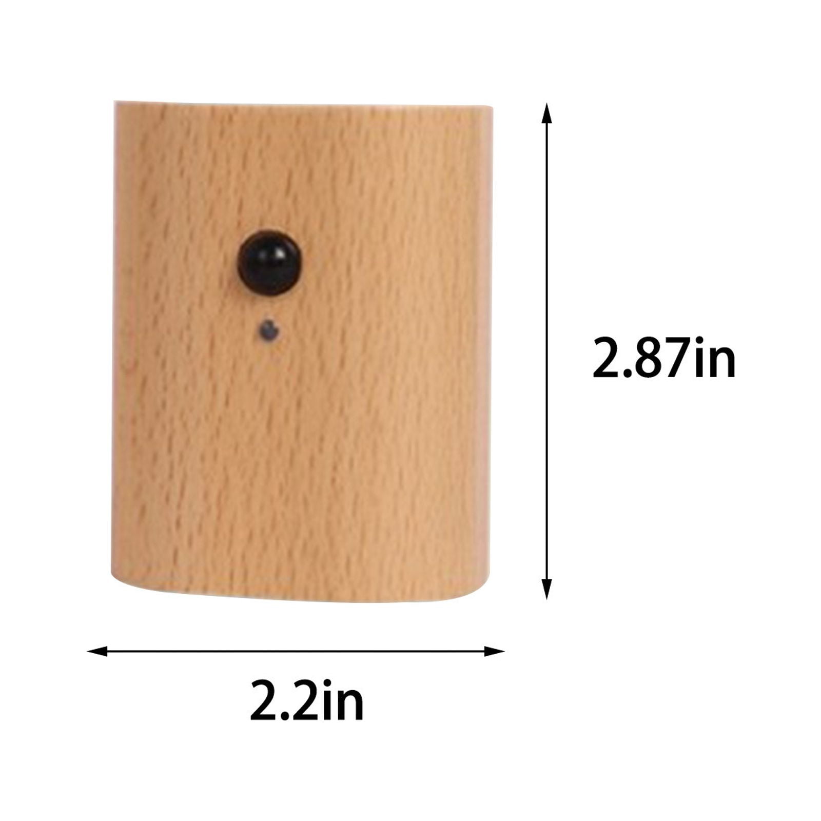 TaTaai 3Pcs Wooden Motion Sensor Step Lights Indoor, Intelligent Wall Lamp Rechargeable LED Night Lighting for Stairs Hallway