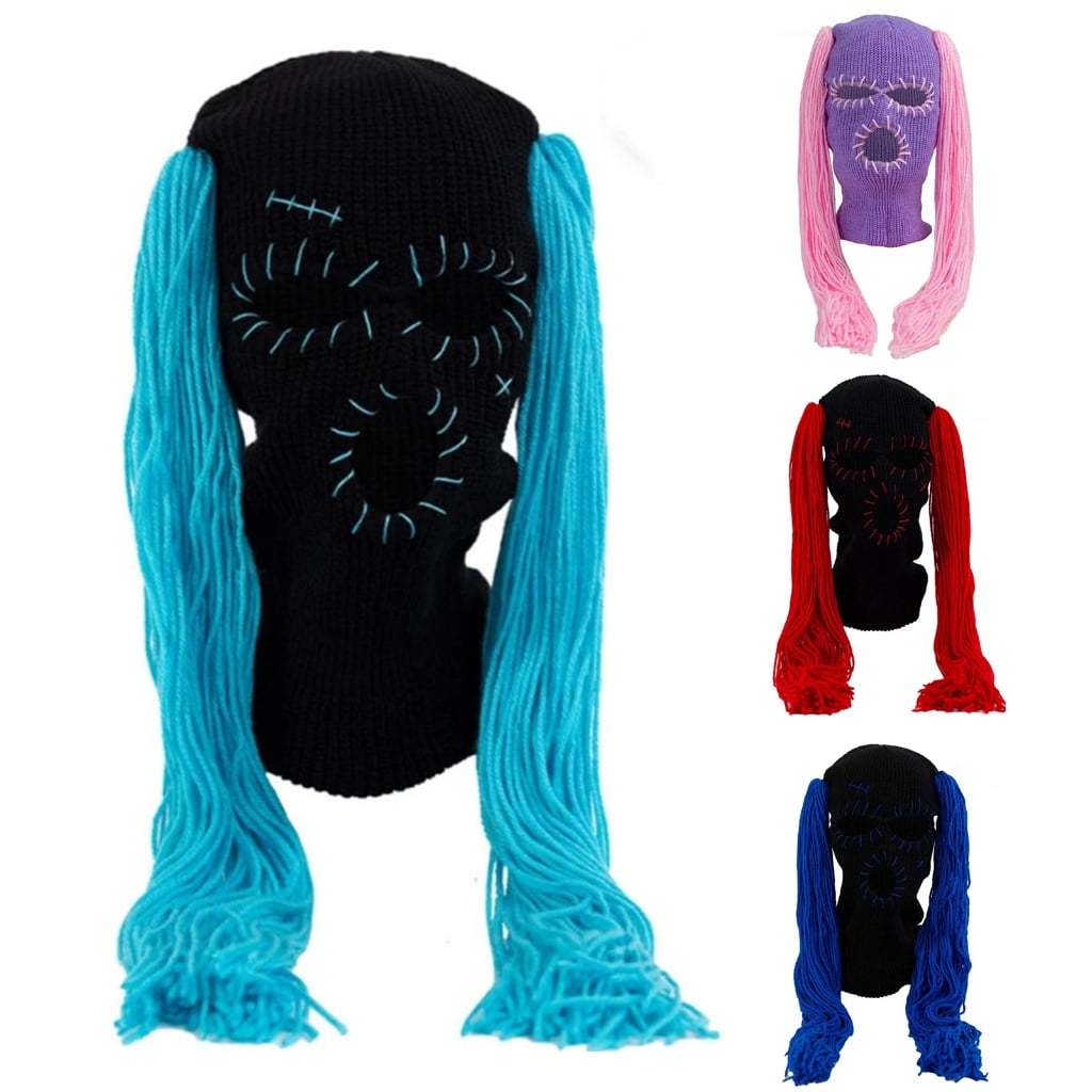 Yokua Warm Winter Caps Knit Beanie Hat Balaclava Full Face Ski Masks for Women