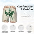 thumbnail image 5 of Lsque Mens Swim Trunks West Cowboys Pattern - Bathing Suit Compression Liner - Beach Swim Shorts Swimwear - (S-3XL) - Stretch Quick Dry -Large, 5 of 9