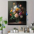 thumbnail image 4 of Vibrant Peony & Tulip Still Life Canvas Print Wall Art for Living Room Office Hallway, 4 of 8