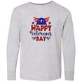 thumbnail image 3 of Inktastic Happy Veterans Day Long Sleeve Youth T-Shirt, 3 of 5