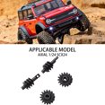 thumbnail image 4 of Ounissouiy 4 Uds 1/24 engranaje RC pieza de actualización engranaje de acero endurecido Rc para Axial SCX24 RC pieza de coche RC accesorios de Kits de construcción modelo, 4 of 6