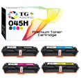 thumbnail image 1 of TG Imaging (Lot de 4) Cartouche de Toner Compatible 045H (Haut Rendement) Remplacement pour Canon 045 CRG-045H Ensemble de Couleurs pour Imprimantes Color imageCLASS MF634Cdw LBP612Cdw MF632Cdw Toner (BCYM), 1 of 4