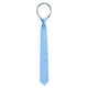 thumbnail image 1 of Corbatas de hombre preatadas de color sólido INSPIRE CHIC para el Día del Padre, corbatas con cremallera, corbata ajustable para el cuello, corbata de boda para el novio, azul cielo, talla única, 1 of 6
