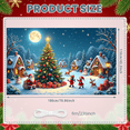 thumbnail image 3 of Festive Design Merry Christmas Banner Holiday Decoration for Christmas Party Home Decor Holiday Celebration, 3 of 9