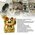 thumbnail image 4 of Solar Powered Mini Cute Solar Waving Cat, Lucky Wealth Welcoming Cat For Home Car Decoration, 4 of 8