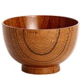 thumbnail image 1 of MasteelfCA Wooden Bowls Fruit Salad Container Durable Feeding Tableware Storage Container, 1 of 7