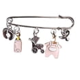 thumbnail image 1 of Seguro para embarazada, broche segurito para bebe niña, babyshower, 1 of 2