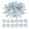 thumbnail image 1 of Uxcell Sliding t Nuts, Hammer Head Fastener Nut Thread t Slide Drop in Nuts Aluminum Extrusion Profile M6, 1 of 7