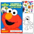 thumbnail image 2 of Sesame Street Elmo Tattoos Party Favors Set - 70+ Elmo Temporary Tattoos for Kids, Boys, Girls  | Sesame Street Party Supplies Pack, 2 of 2