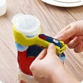thumbnail image 5 of Ceimmolca Food Bag Clamp Food Storage Sealing Clamp With Pouring Mouth Food Bag Clamp Potato Chip Bag Clamp Plastic Food Clamp Very Suitable For Organizing And Storing Food In T, Yellow, 5 of 5