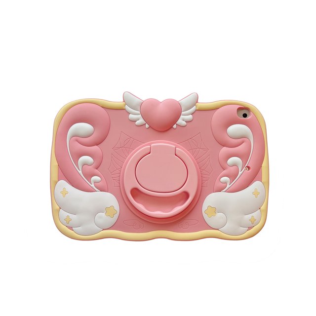 Funda protectora de Hello Kitty Sanrio Kuromi Stitch Love Wing para IPad Pro11 Apple Air4/5, carcasa tridimensional de Gel de sílice MINI6 10,2