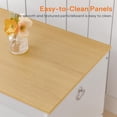 thumbnail image 6 of Storage Bench, 39.3" Retro Wooden Storage Chest, Wooden Storage Trunk, Toy Chest with Lift Top, Multifunctional Entryway Organizer, for Entryway, Living Room, White and Natural WN141CW01, 6 of 18