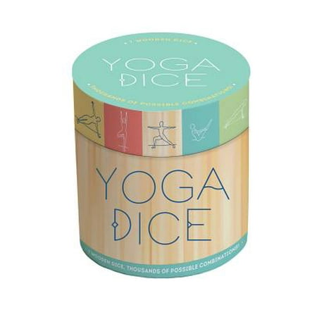 Yoga Dice : 7 Wooden Dice, Thousands of Possible (The Best Workout For Beginners)