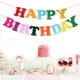 thumbnail image 4 of KAKOWELY Banderines de feliz cumpleaños, guirnalda colgante con letras coloridas no tejidas, decoración para fiestas de cumpleaños, 4 of 4