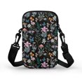 thumbnail image 2 of HELLHERO Mushroom and Floral Pattern Polyester Crossbody Bags Double Deck Travel, Outdoor and Daily Use with Shoulder Strap, 2 of 7