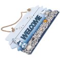 thumbnail image 2 of MasteelfCA 1pc Delicate Wooden Sign Excellent Door Sign Fashionable Welcome Pendant, 2 of 9