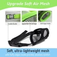 thumbnail image 2 of GFDYREE Dog Muzzle XS (2 Packs) for Small Dogs with Long Snout Quick Fit for Grooming Adjustable Prevent from Biting Barking and Chewing Soft Muzzle (XS: Air Mesh Black+Lemon), 2 of 6