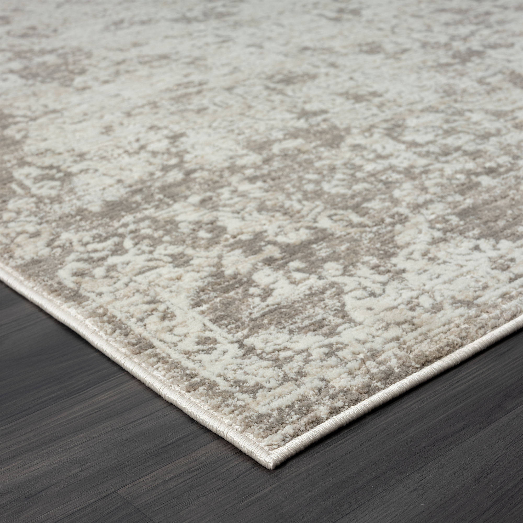 Harlow Hill Brielle Star Abstract Indoor Polyester Blend Area Rug, Gray, 5' x 7'11"