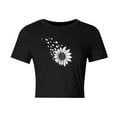 thumbnail image 5 of Busydd Summer Tops for Women Trendy Comfortable Cotton Tshirts for Women Casual Round Neck Graphic Tees for Women Lightweight Crop Tops for Women XL, 5 of 5