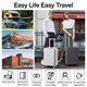 thumbnail image 2 of Carry On Luggage mixi Rock Grey Hard Shell de 20 pulgadas con cargador, 2 of 6