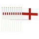 thumbnail image 1 of Banderas Inglaterra en Palos Con Ojales Ingleses para Fiesta Bar Evento Fútbol, 1 of 9