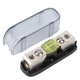 thumbnail image 3 of Portafusibles de audio estéreo, caja de fusibles AGU unidireccional, bloque de distribución para coche, barco, RV, amarillo, 100A, 3 of 8