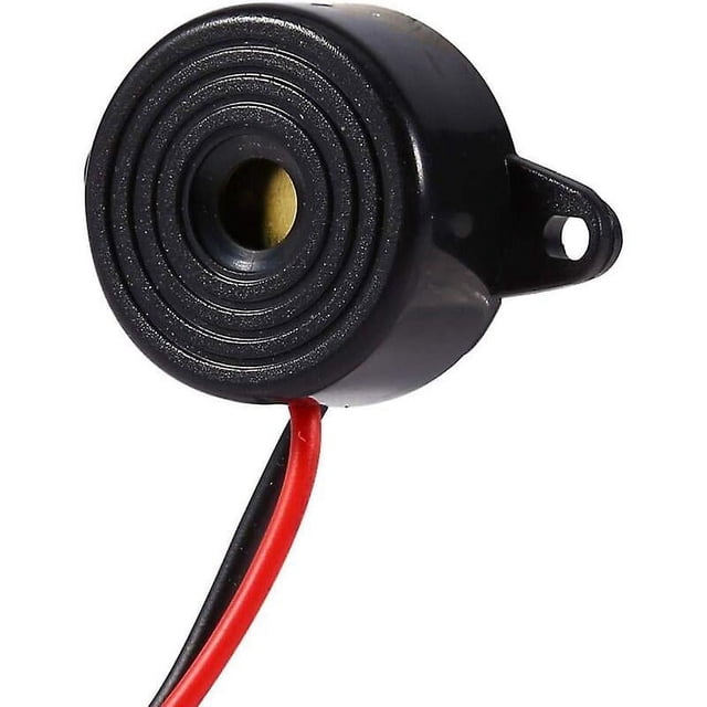 3-24V Zumbador de tono electrónico activo Sonido de alarma continua Longitud del cable 120 mm