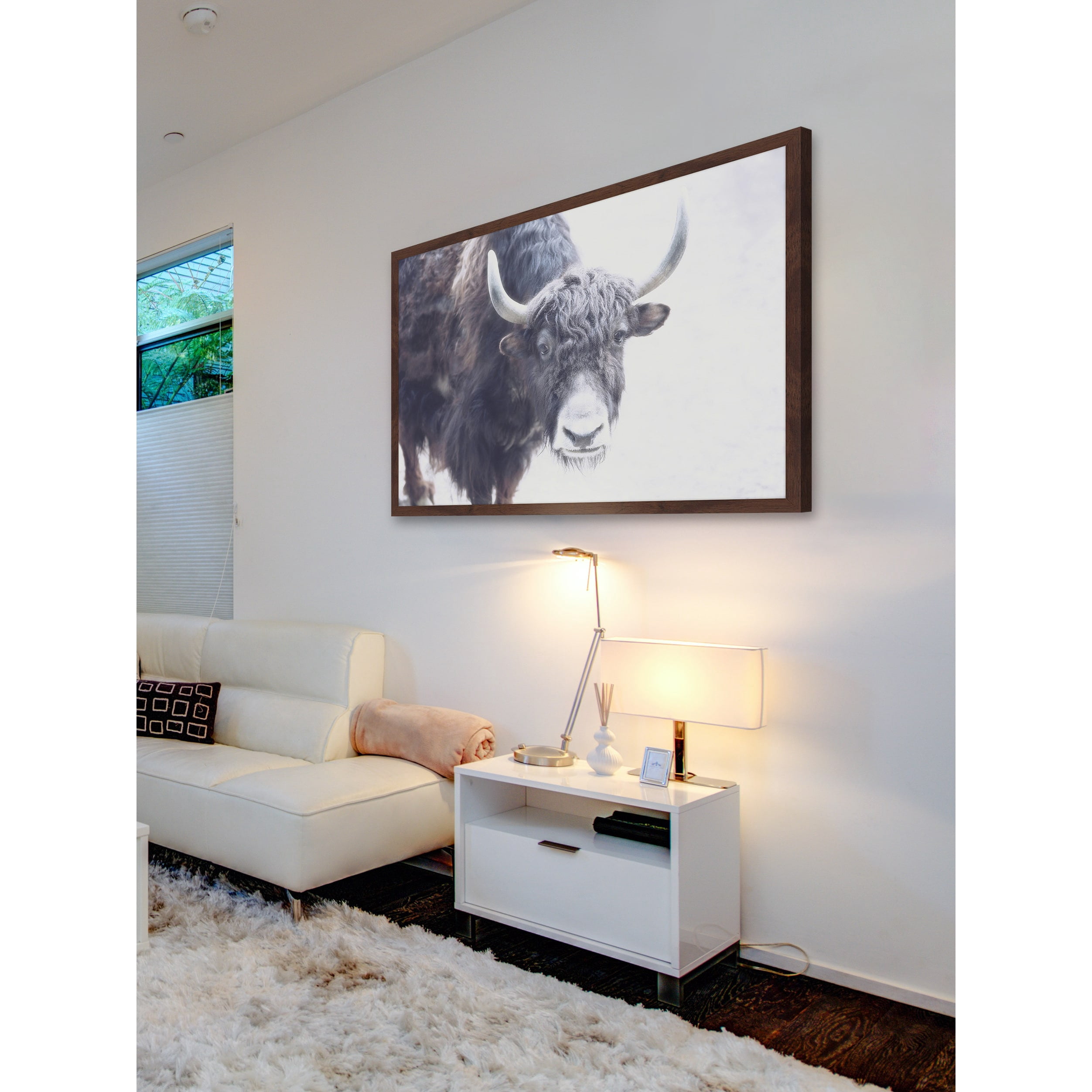 Marmont Hill "Suspicious Gaze" Framed Painting Print