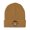 Khaki, variant on Beanie Cute Monkey Face Embroidery, One Size, Black