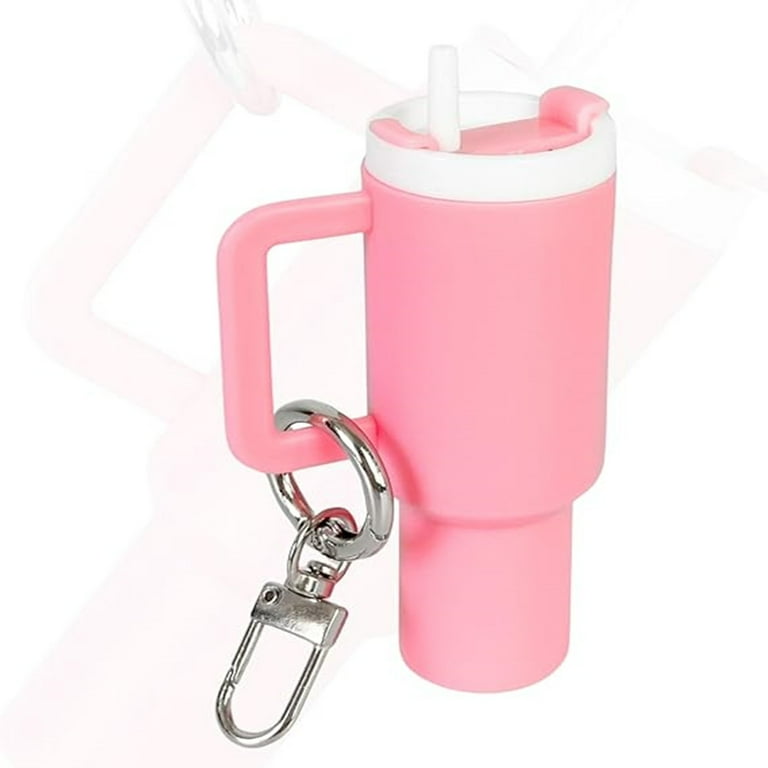 PATIKIL Mini Cup Keychains – Lip Balm Holder & Small Storage, Cute Tumbler Charm For Bags & Keys
