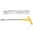 thumbnail image 2 of T-Shape Wrench, Durability Socket Wrench 1/2in Interface With 12 Sleeves For Large Automobile Machinery, 2 of 8
