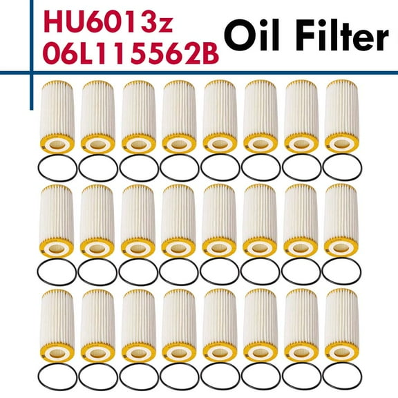 24pcs Oil Filter HU6013Z for AUDI A3 A4 A5 A6 A7 Q5 Q7 S3 TT VW Beetle GTI Golf