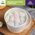 thumbnail image 6 of CIAO! 90mm Diameter PP Lid, Designed and Fit BRAND 8oz Paper Food Container (1000/case), 6 of 9
